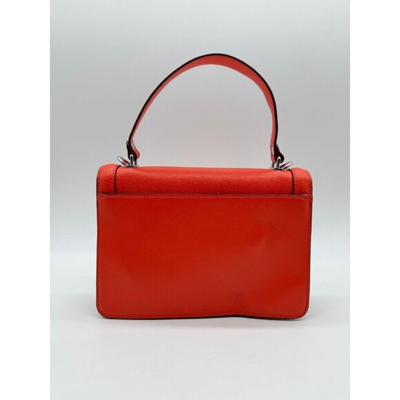 KARL LAGERFELD Paris Simone leather small crossbody bag -Red /Vermillon (Used) - Picture 13 of 14